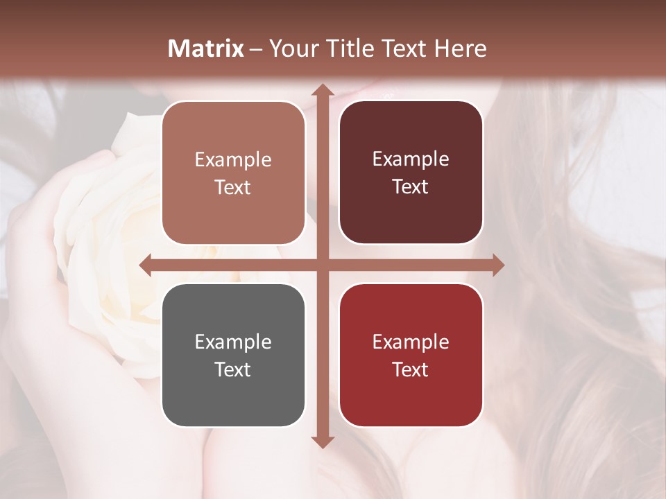 Girl Glamor Romantic PowerPoint Template