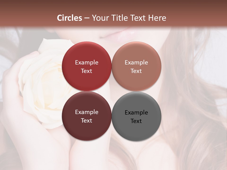 Girl Glamor Romantic PowerPoint Template