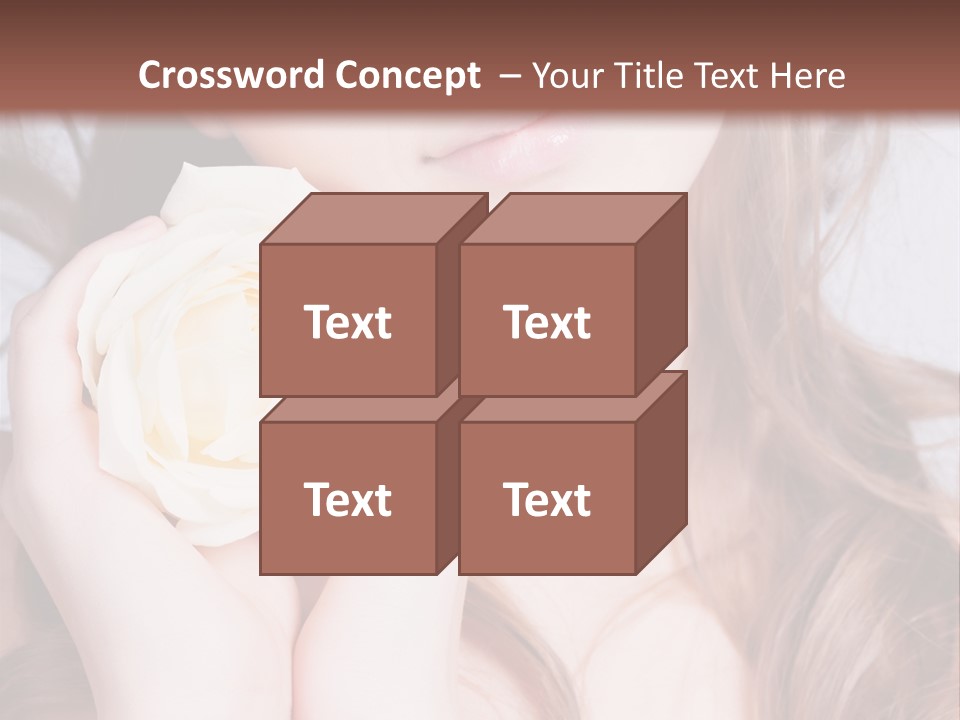 Girl Glamor Romantic PowerPoint Template