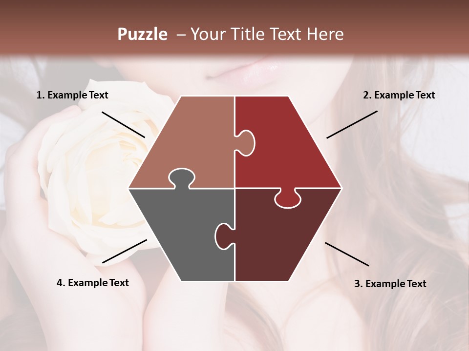 Girl Glamor Romantic PowerPoint Template