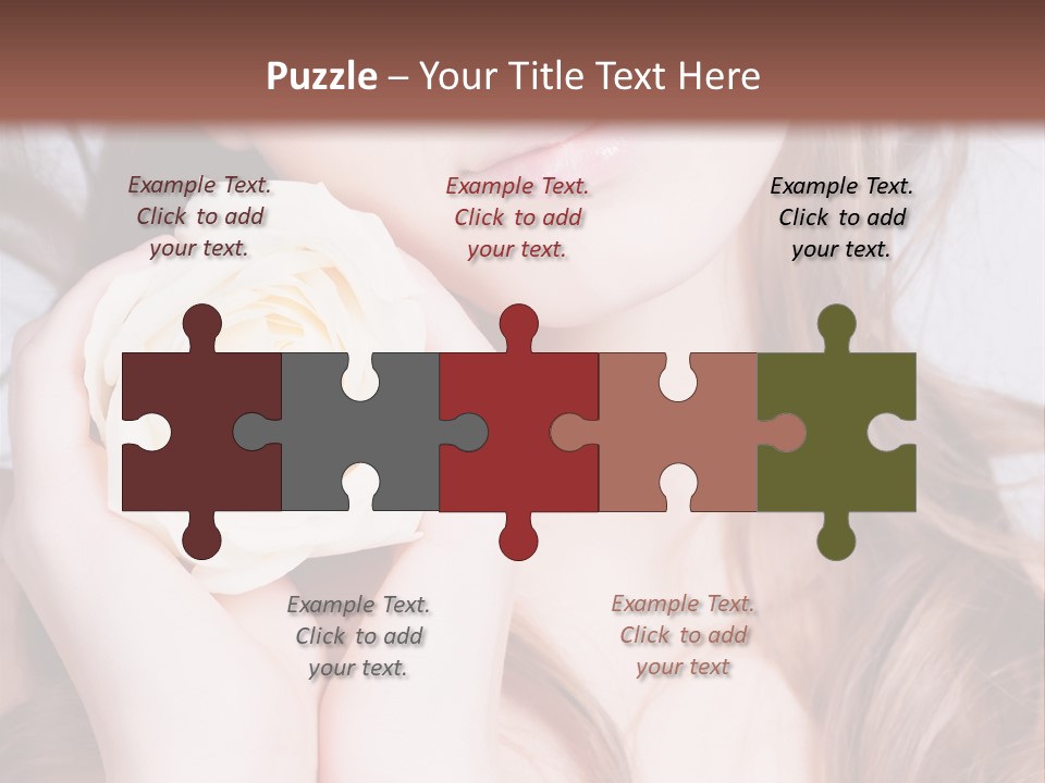 Girl Glamor Romantic PowerPoint Template