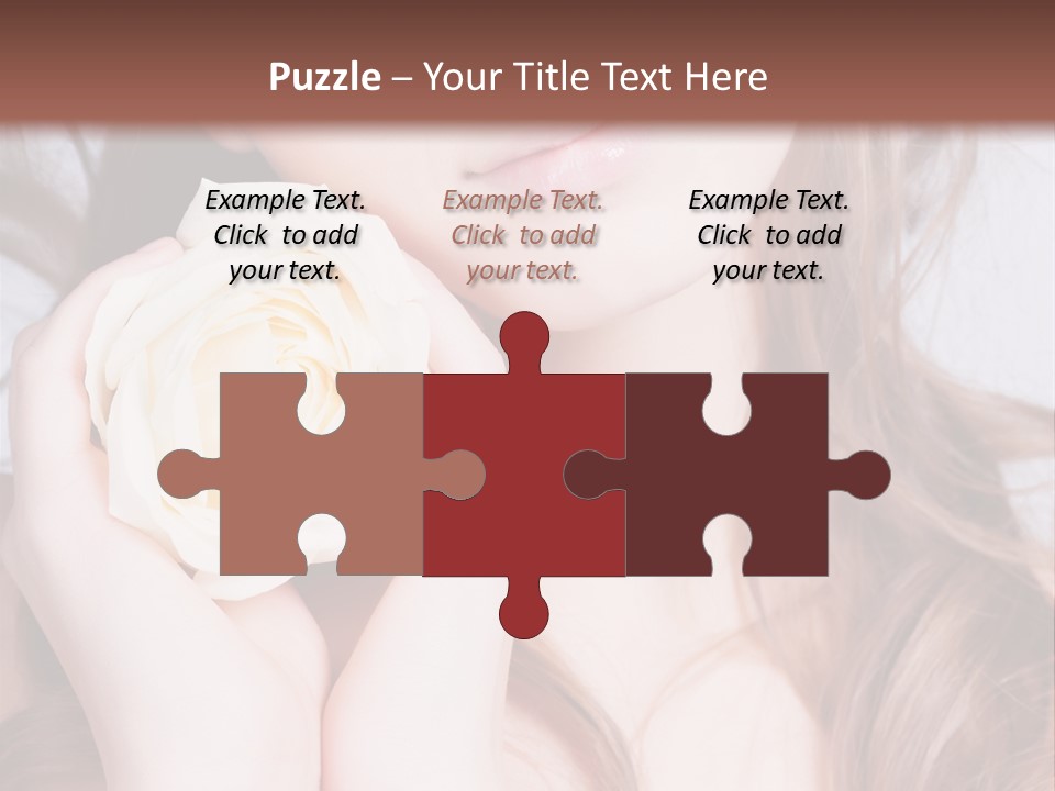 Girl Glamor Romantic PowerPoint Template