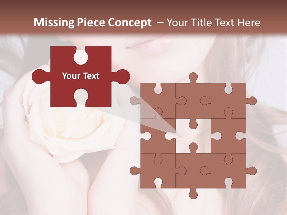 Girl Glamor Romantic PowerPoint Template