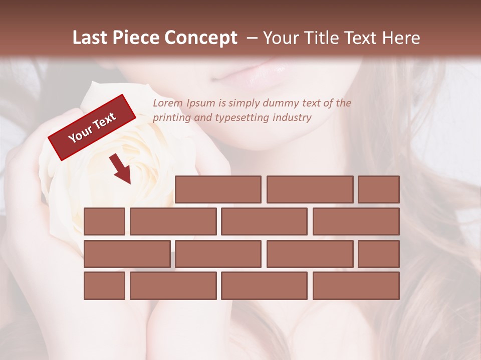 Girl Glamor Romantic PowerPoint Template