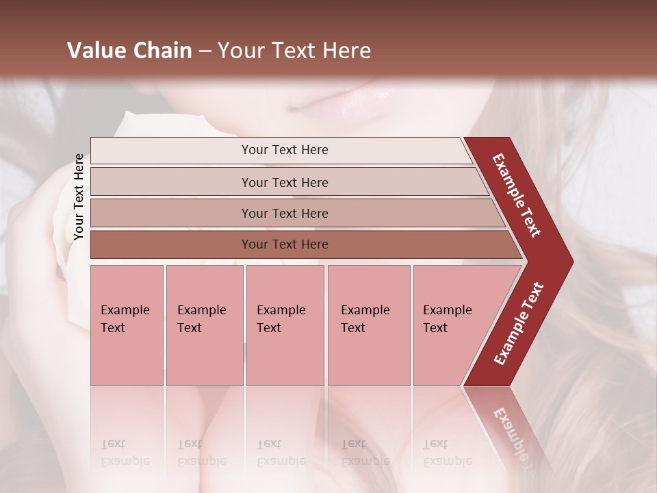 Girl Glamor Romantic PowerPoint Template