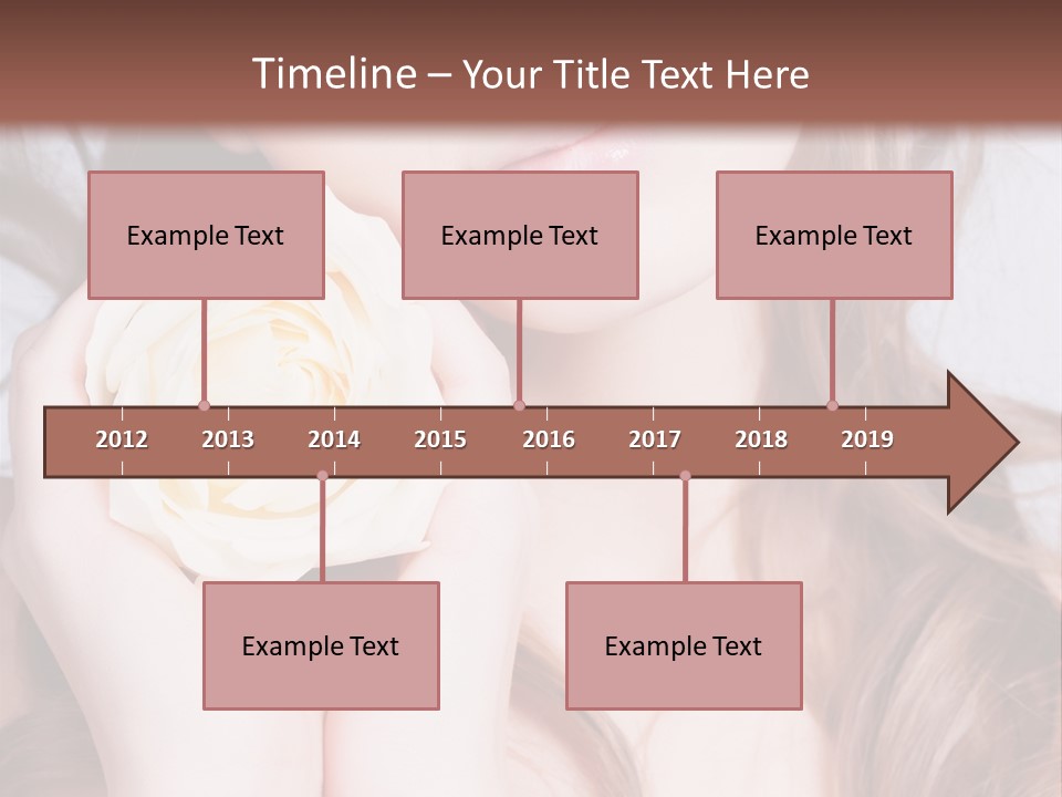 Girl Glamor Romantic PowerPoint Template