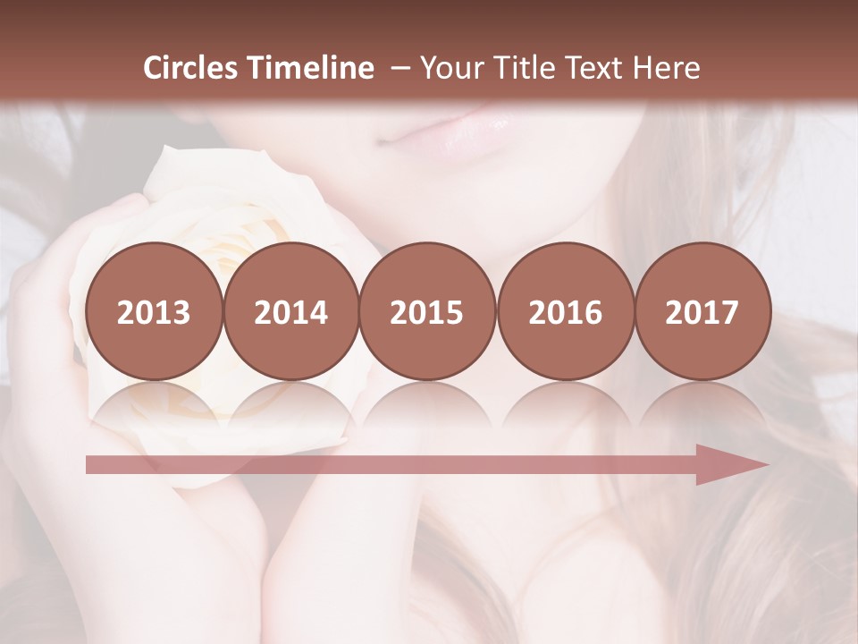 Girl Glamor Romantic PowerPoint Template