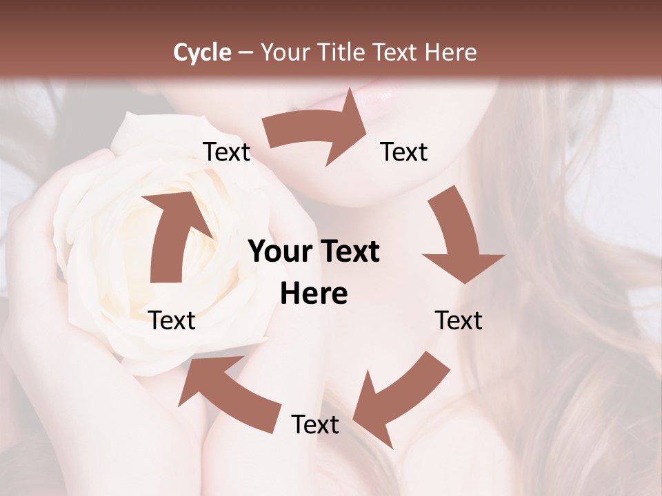 Girl Glamor Romantic PowerPoint Template