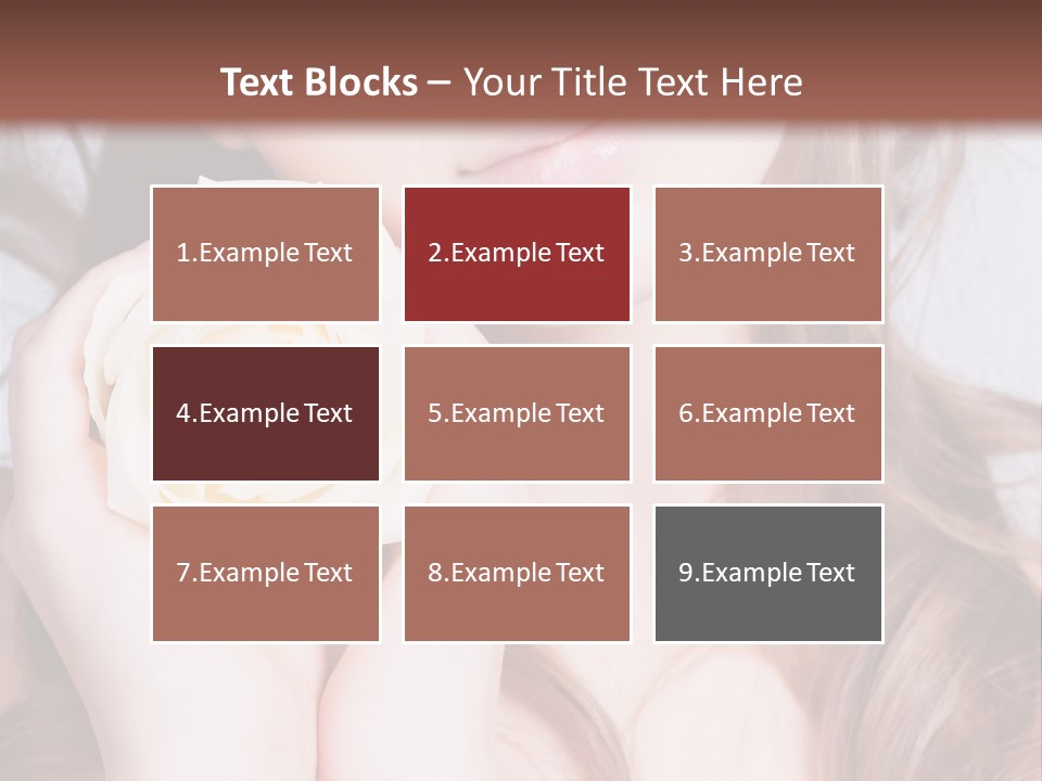 Girl Glamor Romantic PowerPoint Template