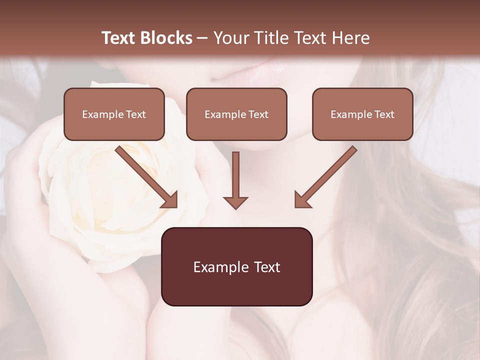 Girl Glamor Romantic PowerPoint Template