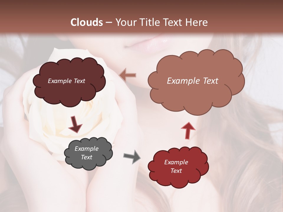 Girl Glamor Romantic PowerPoint Template