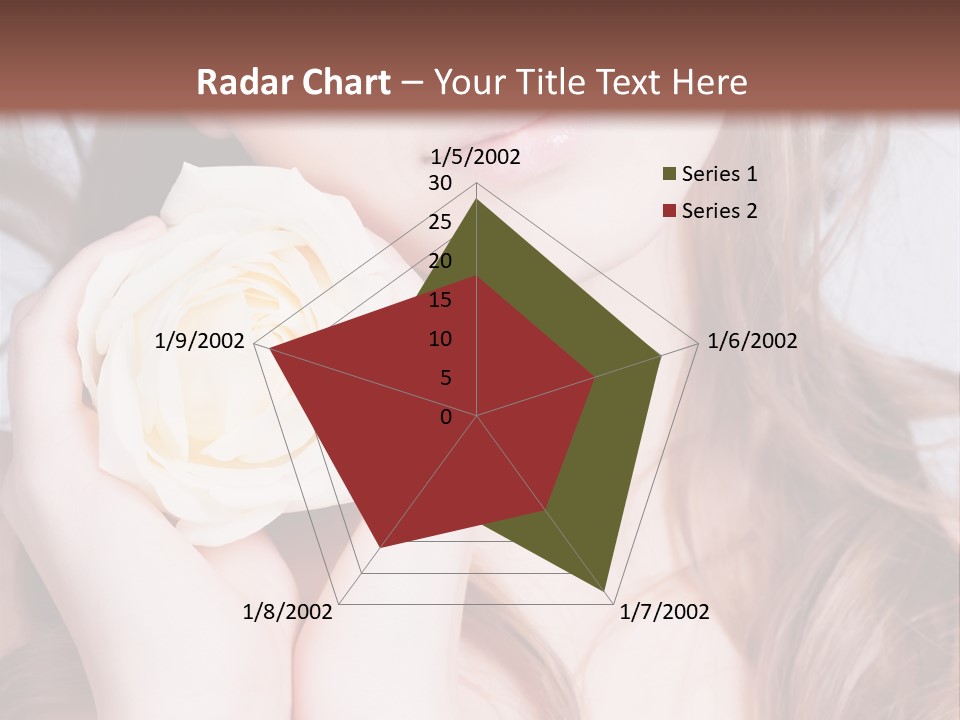 Girl Glamor Romantic PowerPoint Template