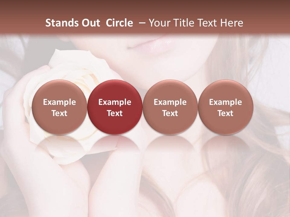 Girl Glamor Romantic PowerPoint Template