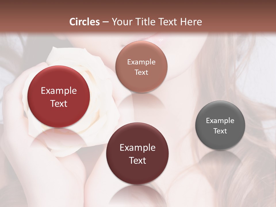 Girl Glamor Romantic PowerPoint Template