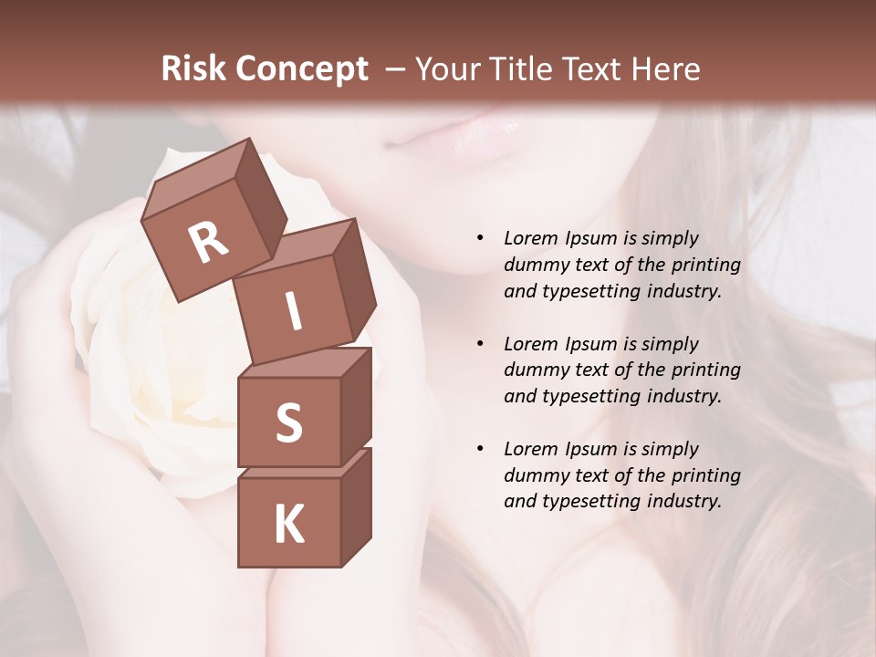 Girl Glamor Romantic PowerPoint Template