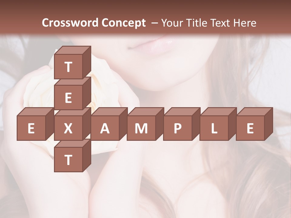 Girl Glamor Romantic PowerPoint Template