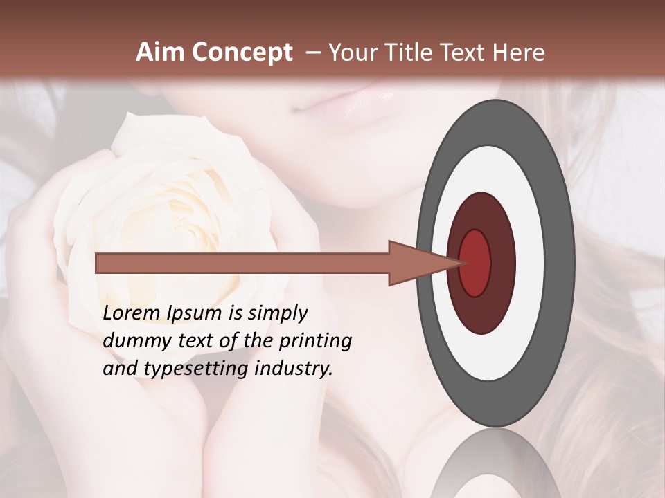 Girl Glamor Romantic PowerPoint Template