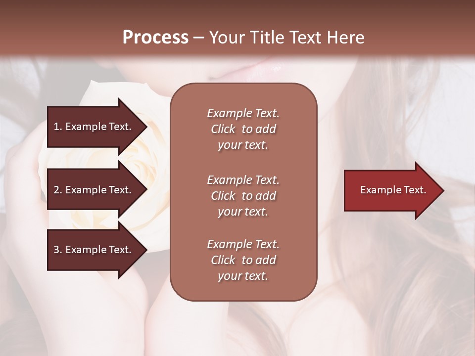 Girl Glamor Romantic PowerPoint Template