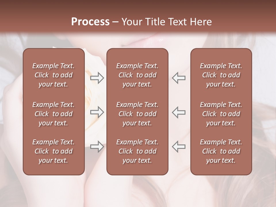 Girl Glamor Romantic PowerPoint Template