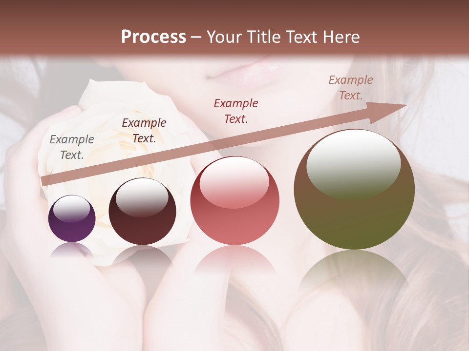 Girl Glamor Romantic PowerPoint Template