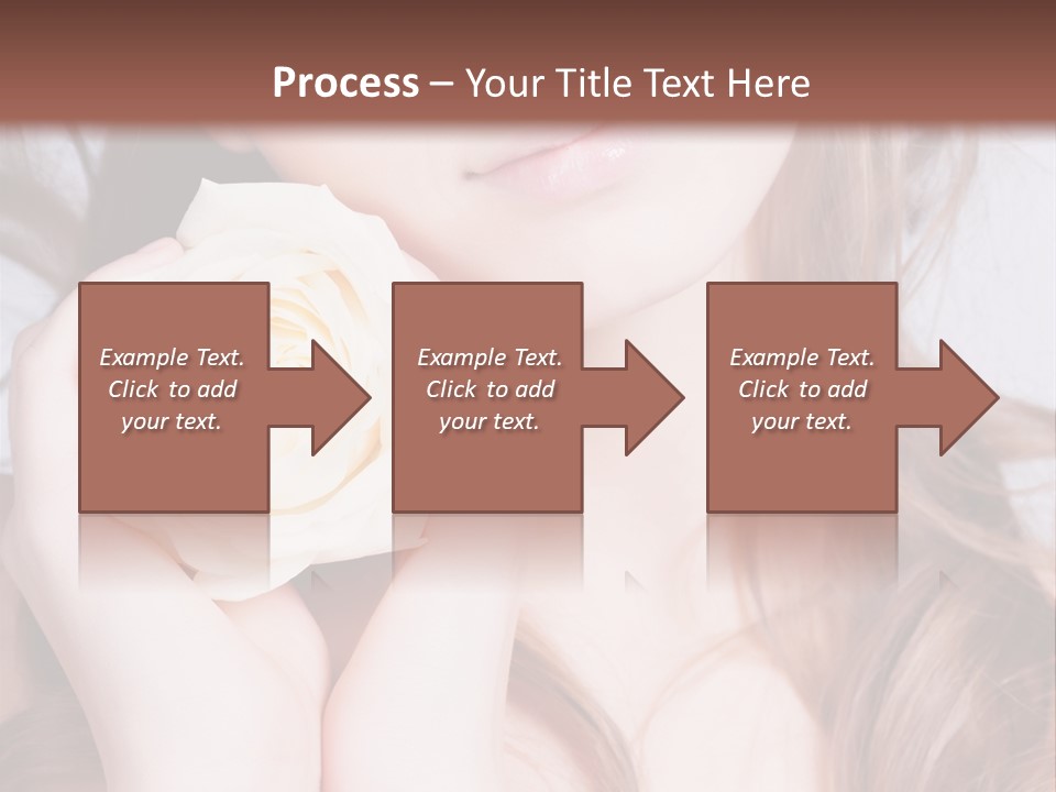 Girl Glamor Romantic PowerPoint Template