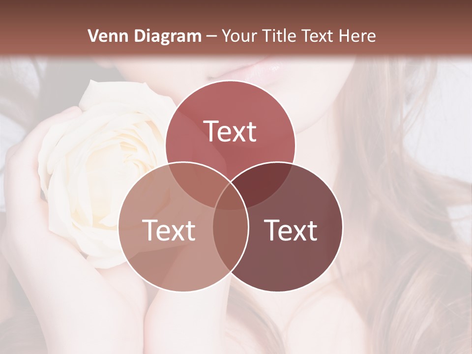 Girl Glamor Romantic PowerPoint Template