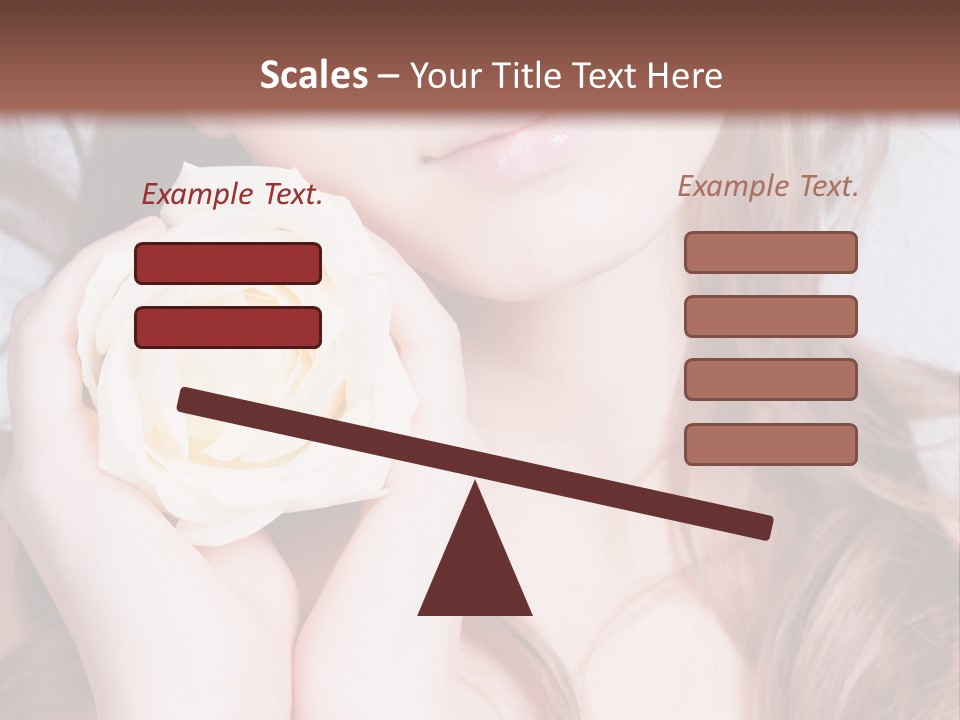 Girl Glamor Romantic PowerPoint Template