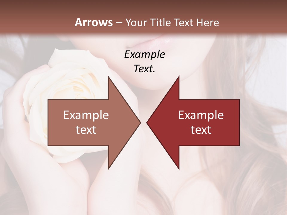 Girl Glamor Romantic PowerPoint Template