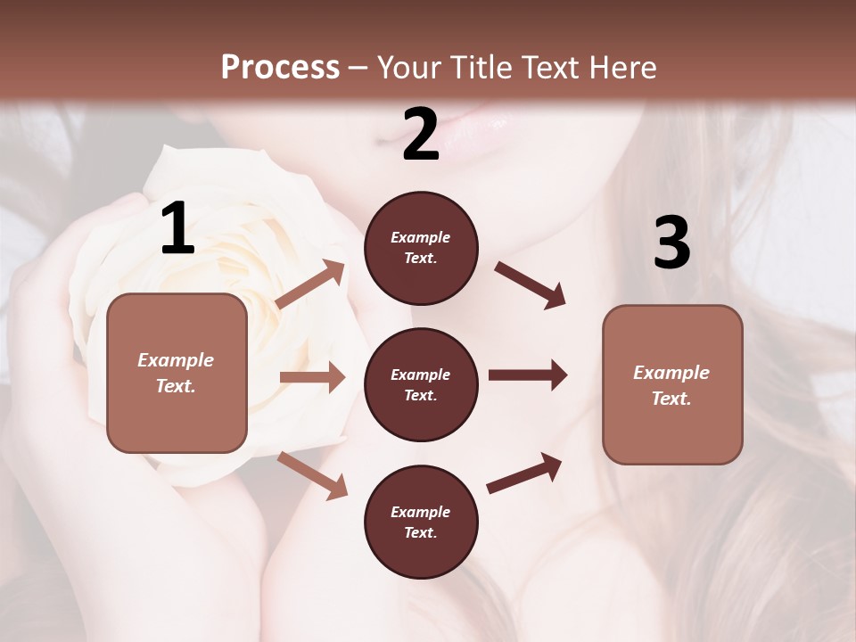 Girl Glamor Romantic PowerPoint Template