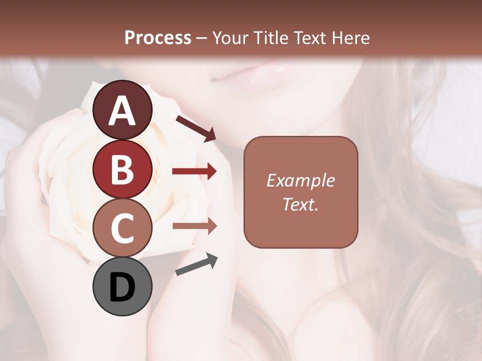 Girl Glamor Romantic PowerPoint Template