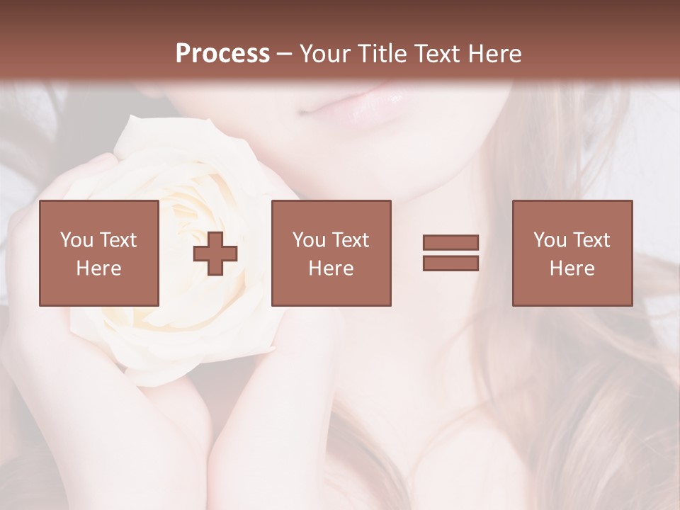 Girl Glamor Romantic PowerPoint Template