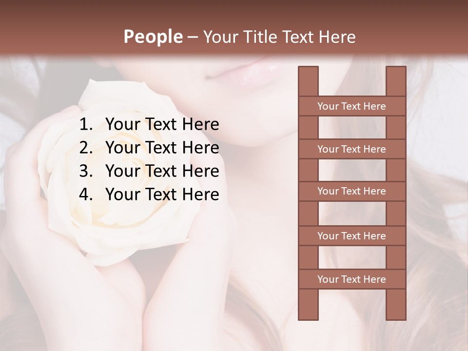 Girl Glamor Romantic PowerPoint Template