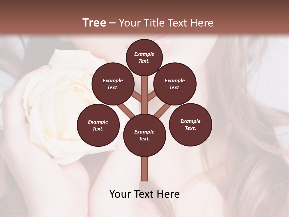 Girl Glamor Romantic PowerPoint Template