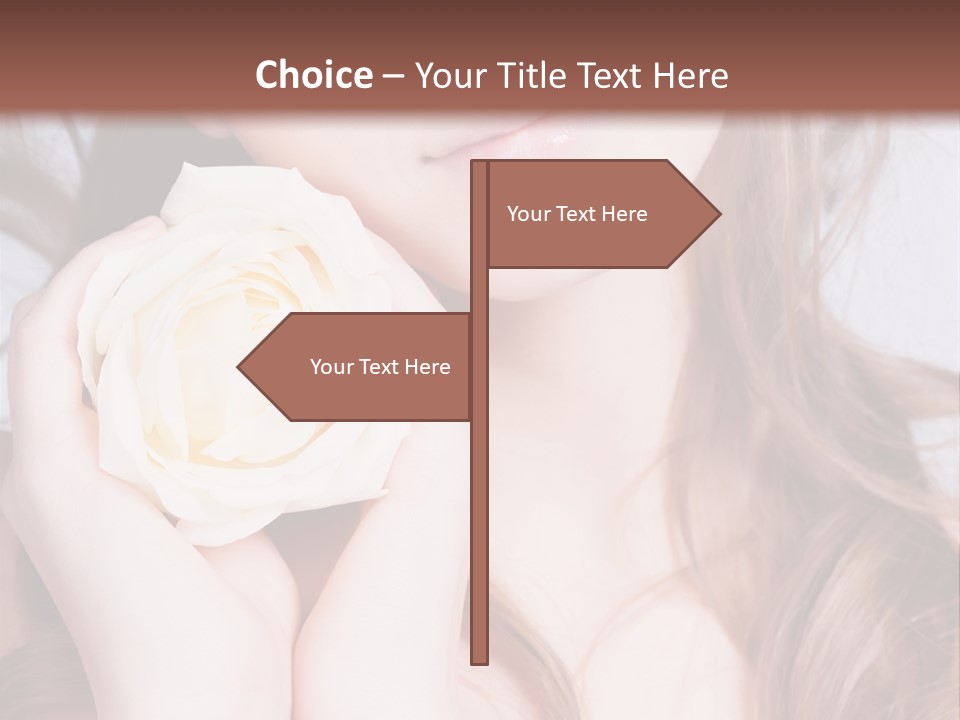 Girl Glamor Romantic PowerPoint Template