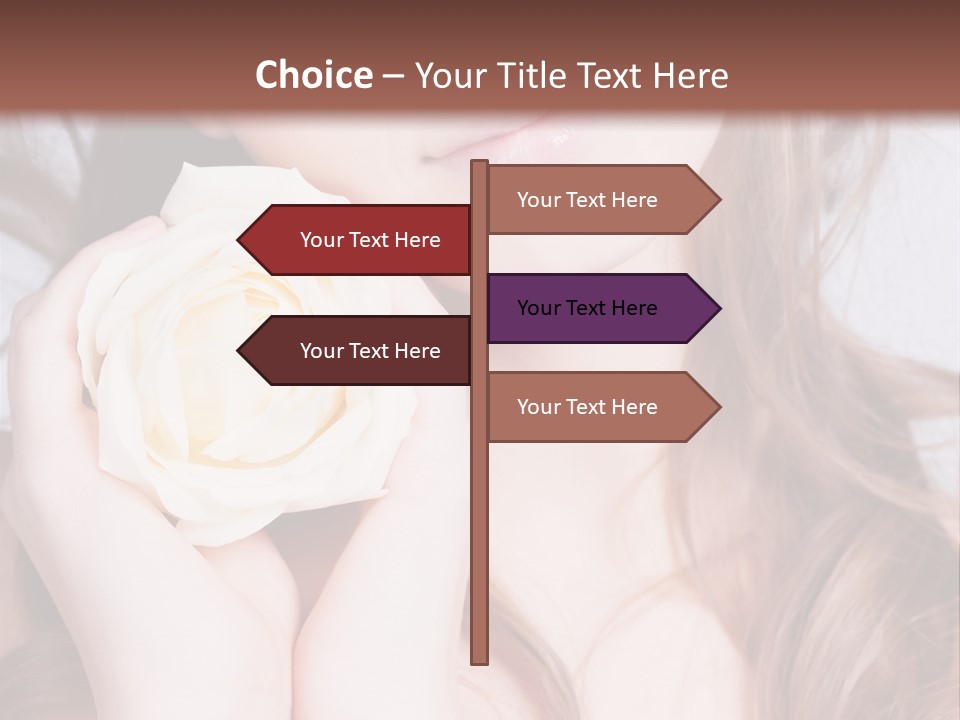 Girl Glamor Romantic PowerPoint Template