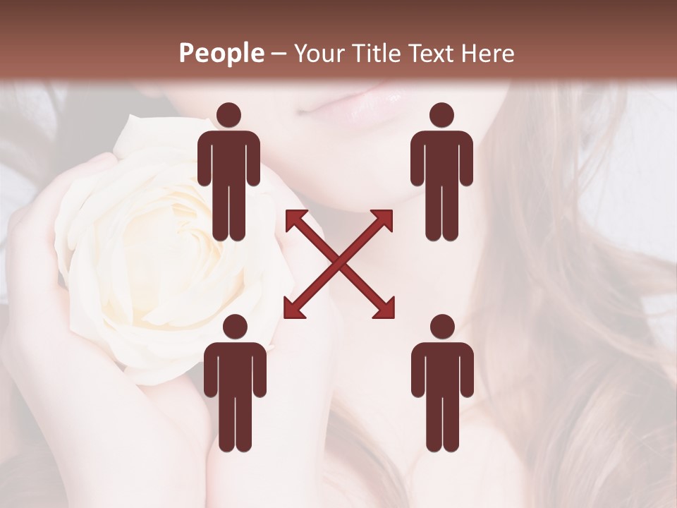 Girl Glamor Romantic PowerPoint Template