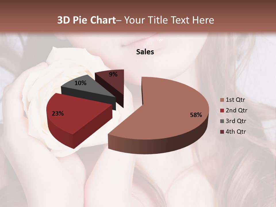 Girl Glamor Romantic PowerPoint Template