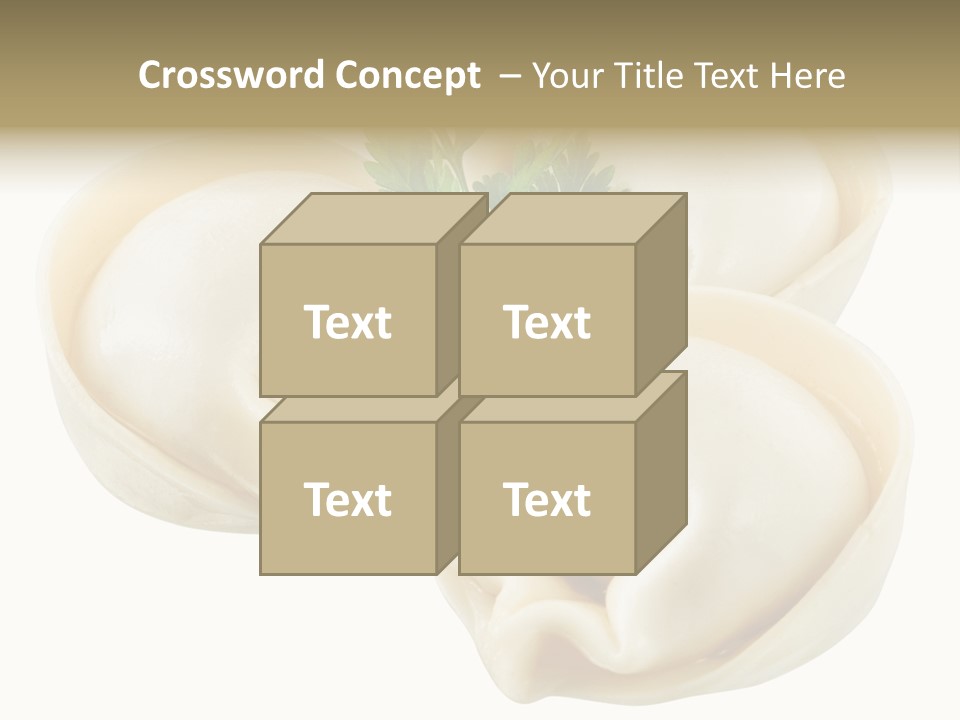 Pelmeni Cook Isolated PowerPoint Template