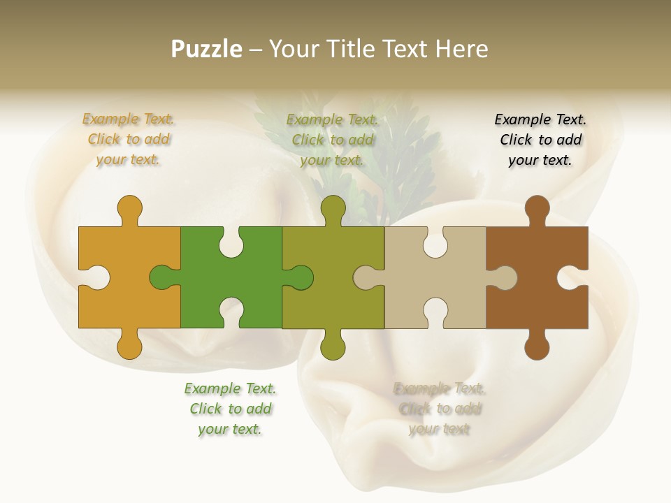 Pelmeni Cook Isolated PowerPoint Template