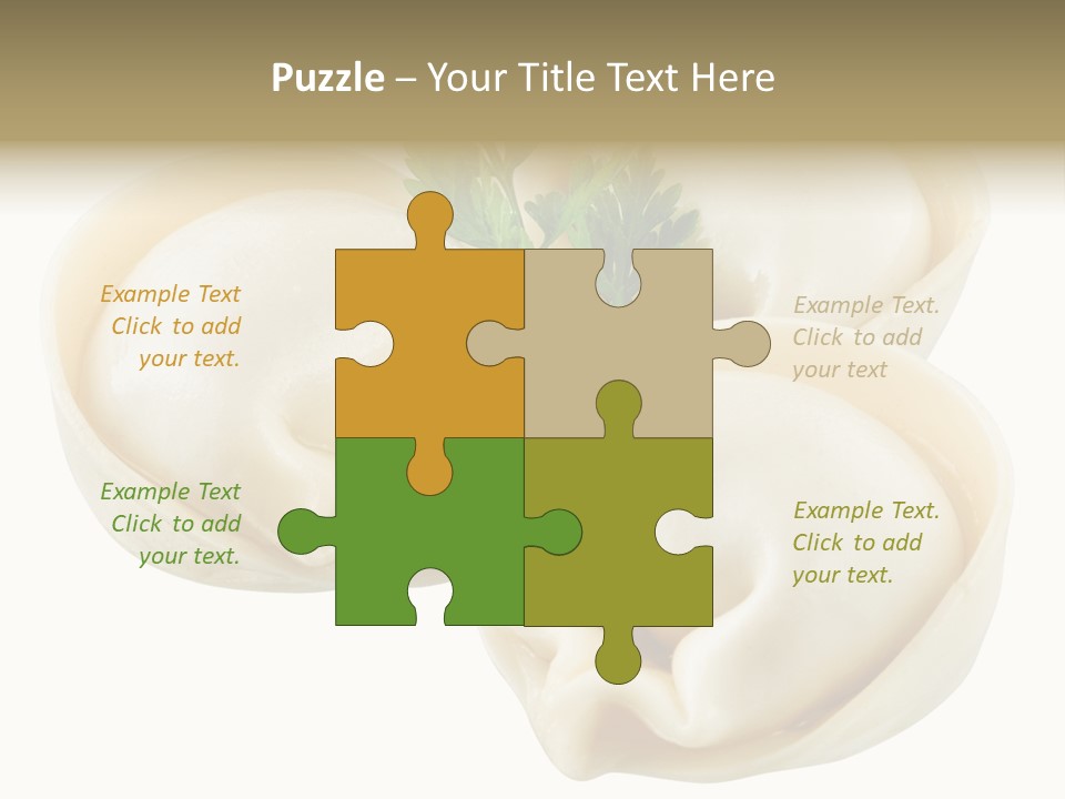 Pelmeni Cook Isolated PowerPoint Template