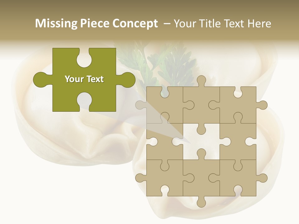 Pelmeni Cook Isolated PowerPoint Template