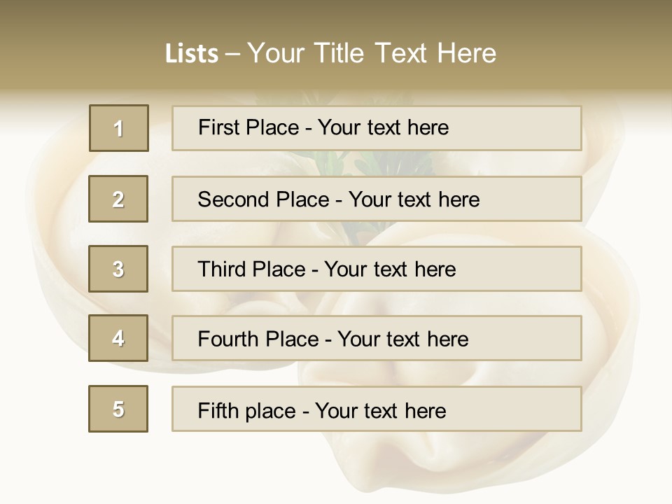 Pelmeni Cook Isolated PowerPoint Template