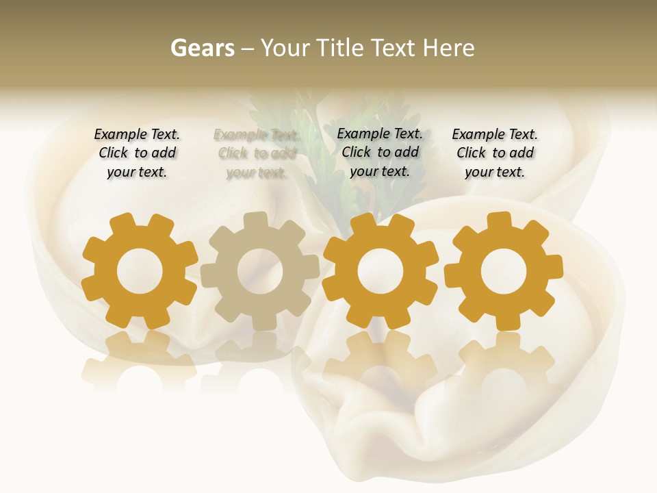 Pelmeni Cook Isolated PowerPoint Template