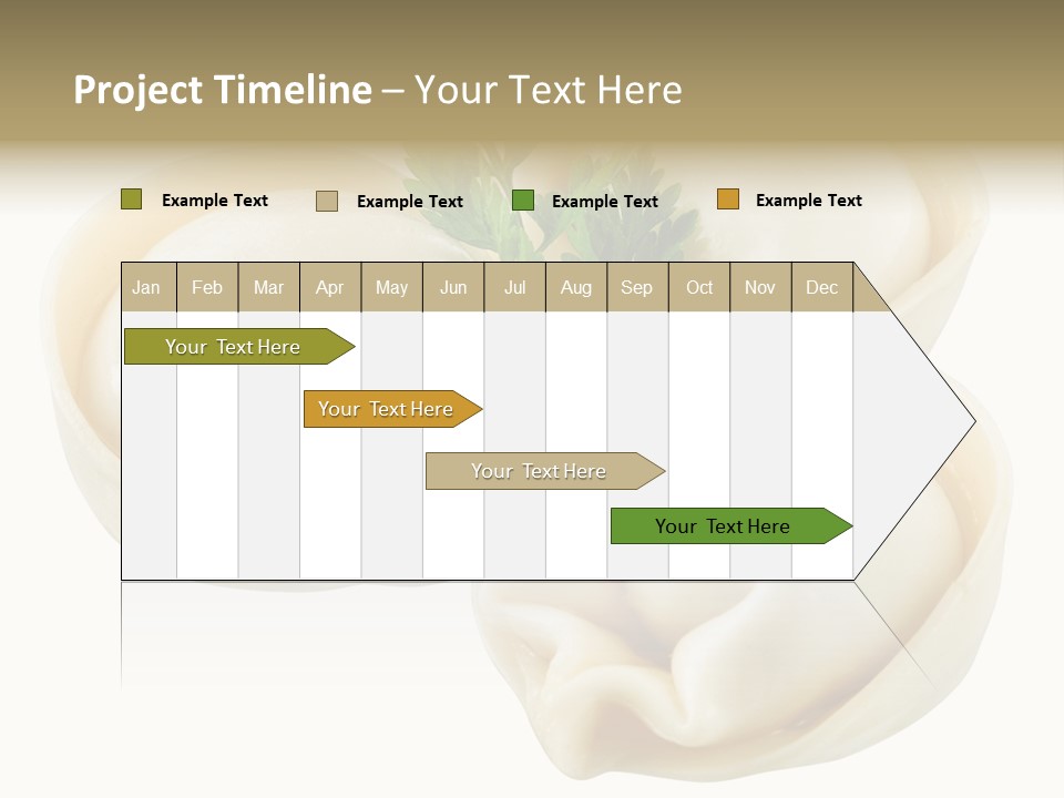 Pelmeni Cook Isolated PowerPoint Template