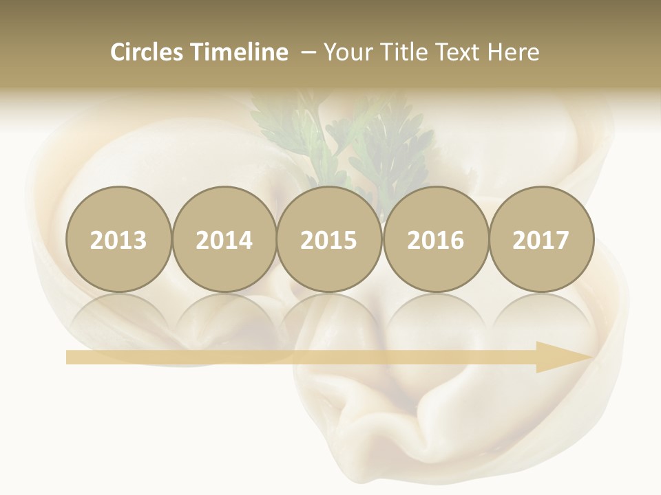 Pelmeni Cook Isolated PowerPoint Template