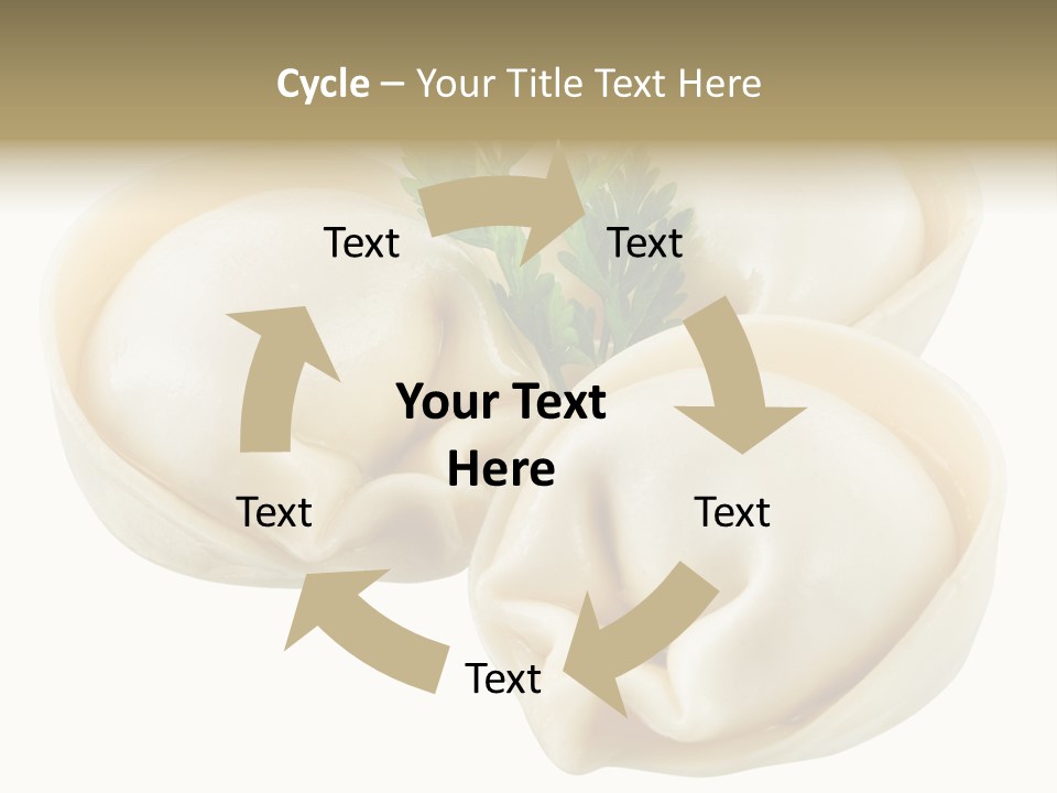 Pelmeni Cook Isolated PowerPoint Template