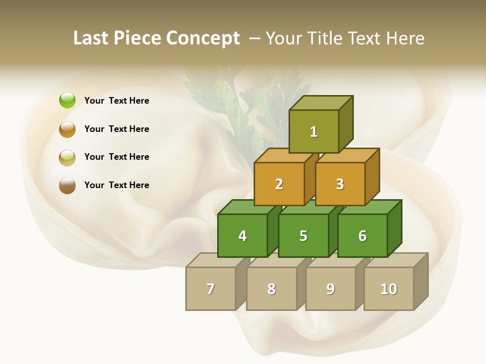 Pelmeni Cook Isolated PowerPoint Template