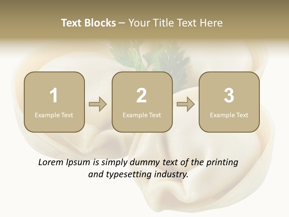 Pelmeni Cook Isolated PowerPoint Template