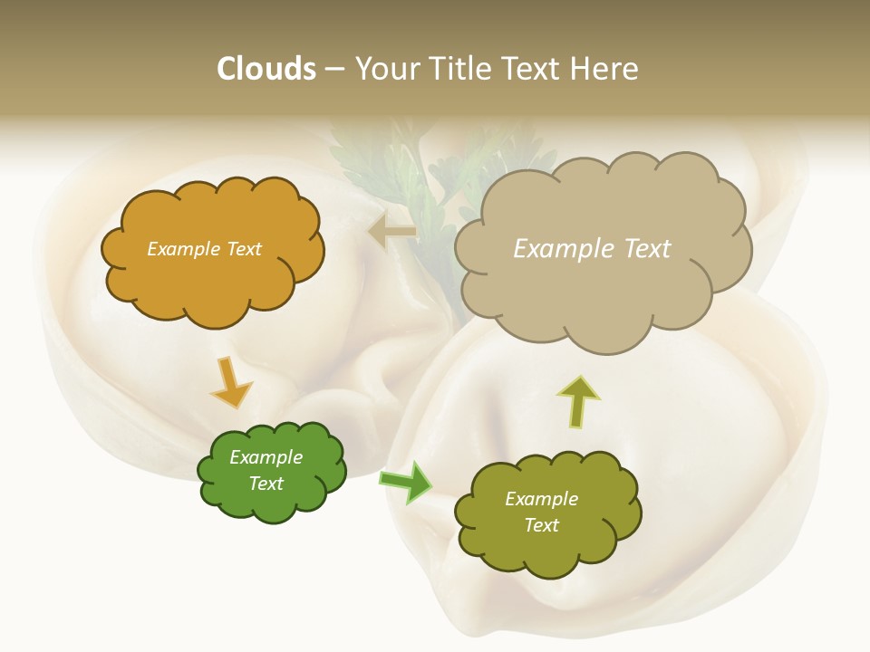 Pelmeni Cook Isolated PowerPoint Template