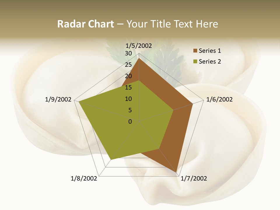 Pelmeni Cook Isolated PowerPoint Template